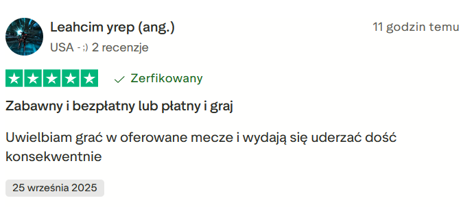 Opinia gracza Trustpilot o AMPM